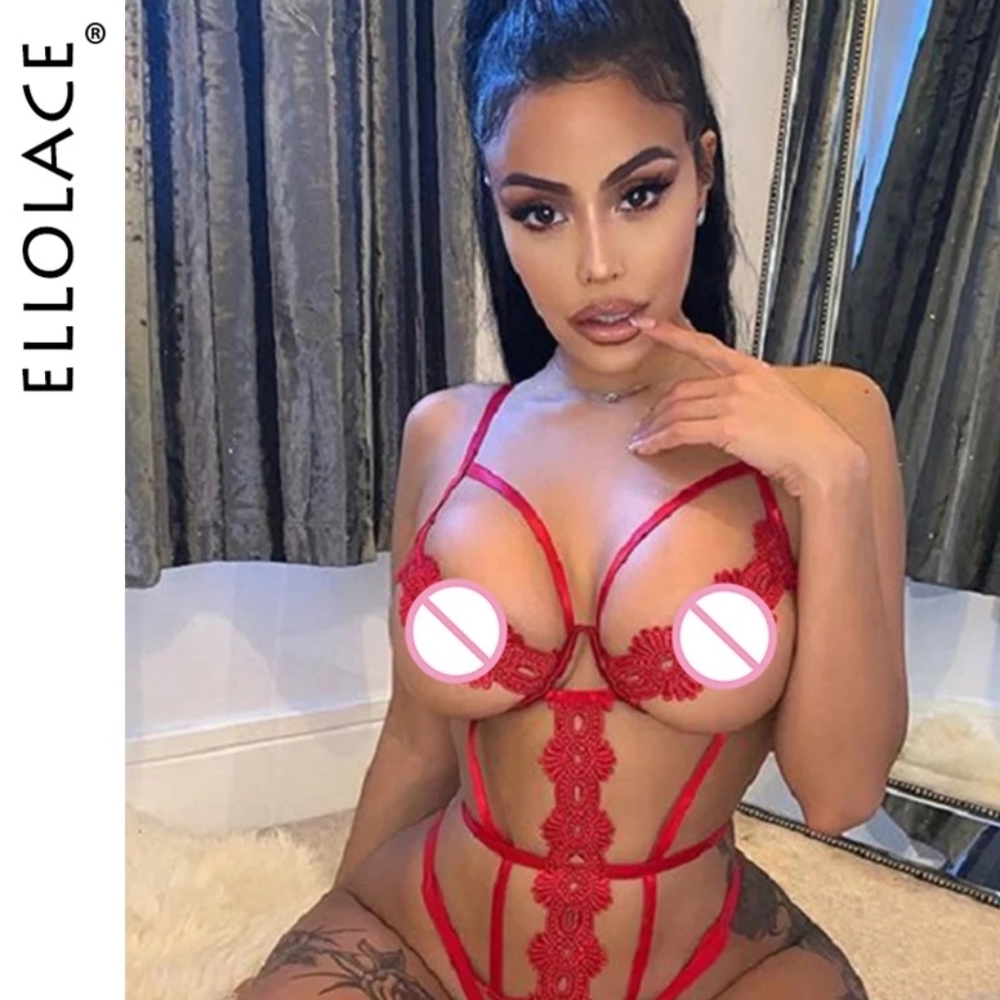 Hollowed out Teddy Lingerie